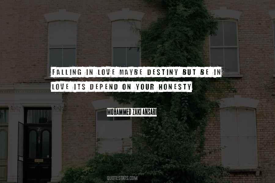 Honesty Love Quotes #712950