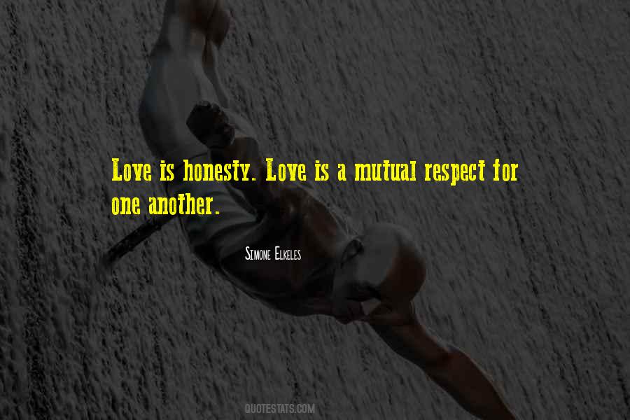 Honesty Love Quotes #773949