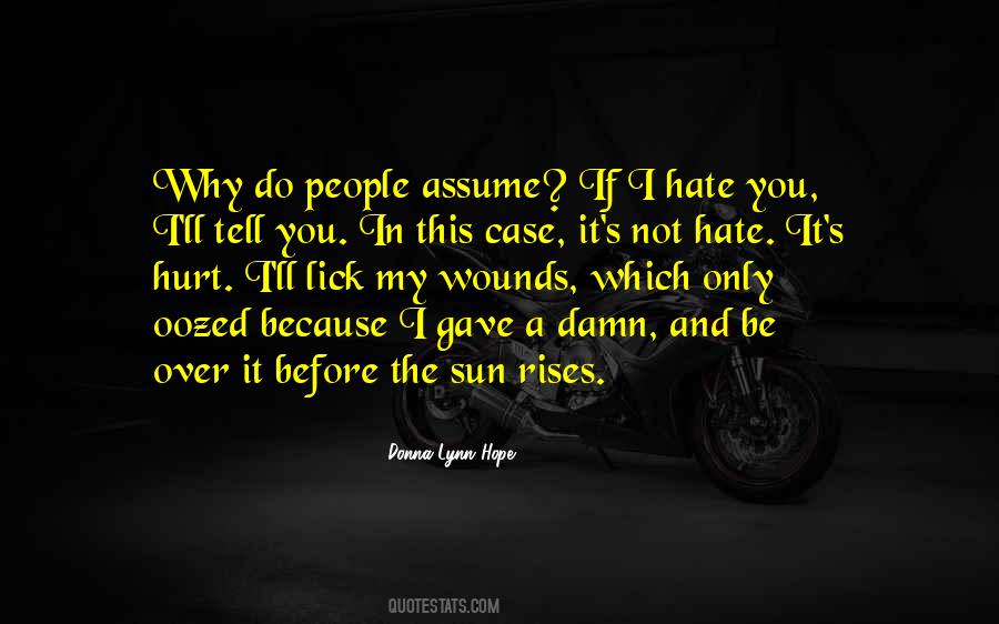 Quotes About Being Hurt By Someone #21345