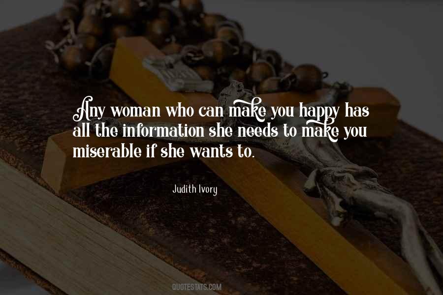 Quotes About Miserable Woman #1684456