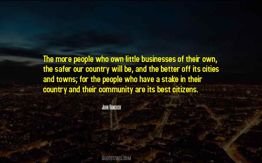 Quotes About Business And Community #1088354