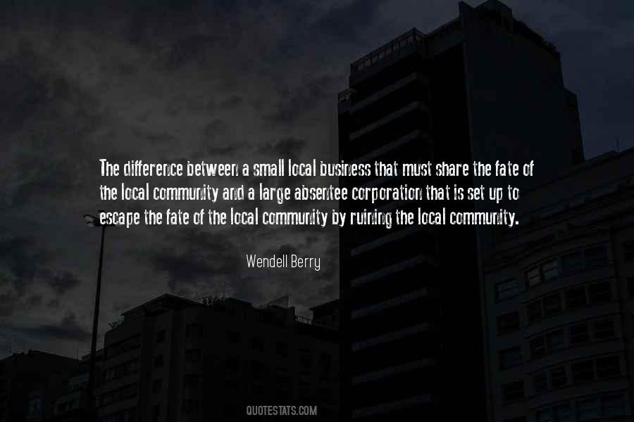 Quotes About Business And Community #1819327