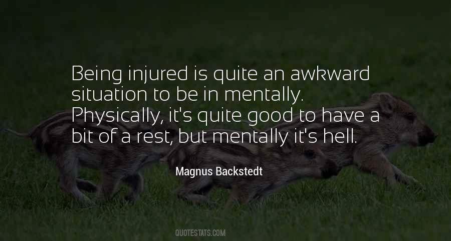 Quotes About Injured #1029406