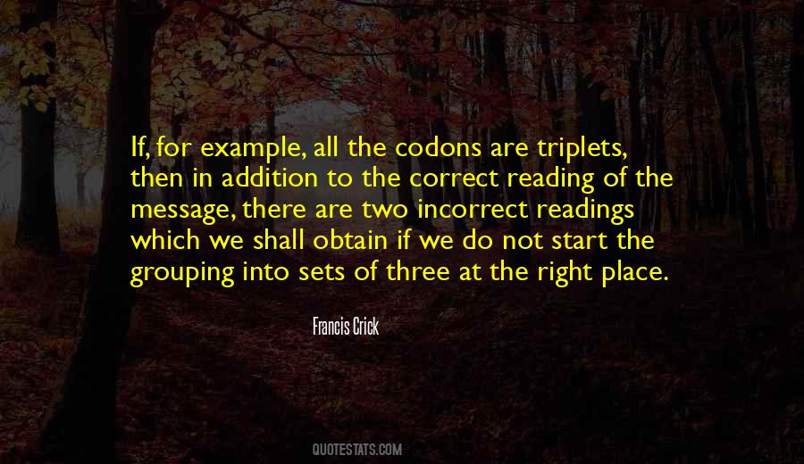 Quotes About Triplets #12167