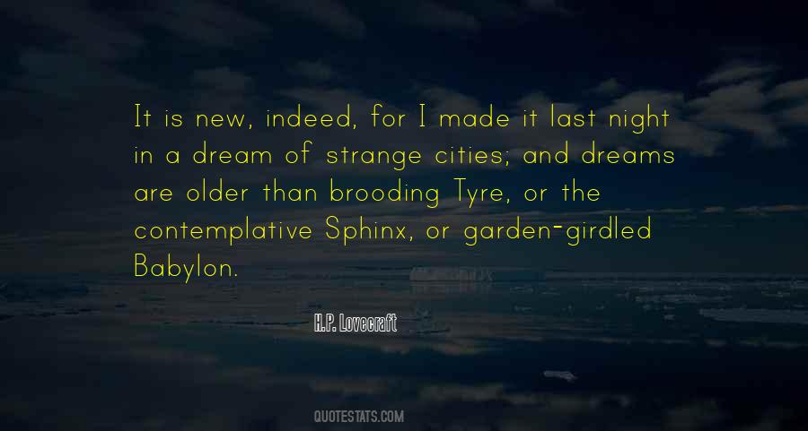 Strange Dream Quotes #1549732