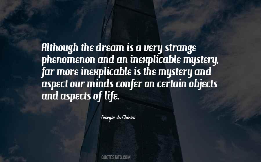 Strange Dream Quotes #1587205