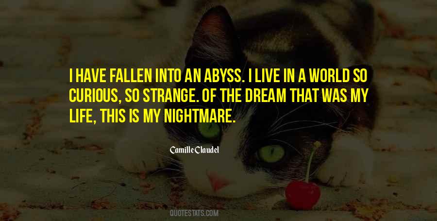 Strange Dream Quotes #1589846