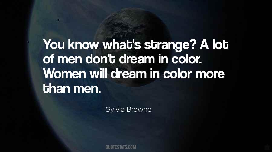 Strange Dream Quotes #356251