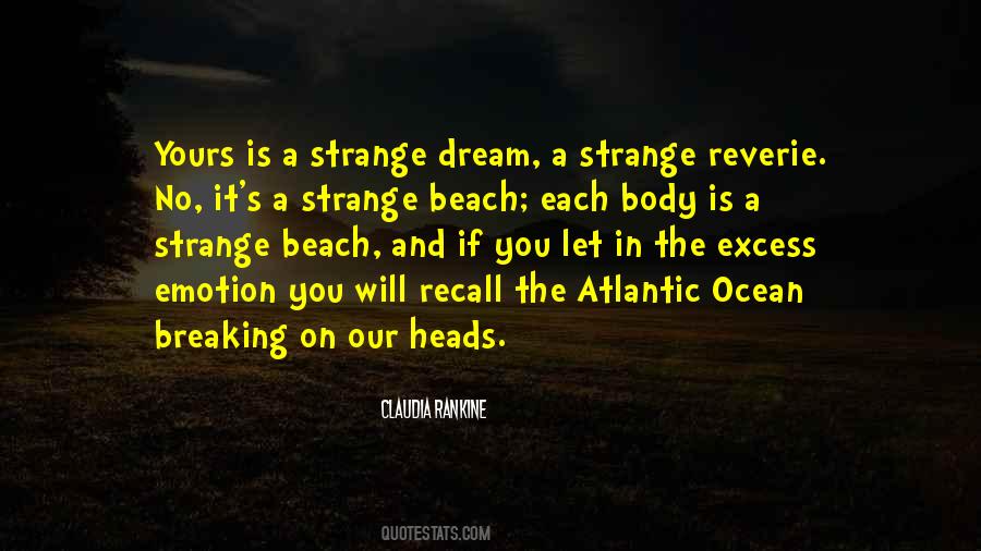 Strange Dream Quotes #578986