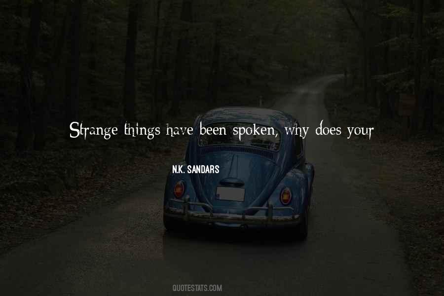 Strange Dream Quotes #900471