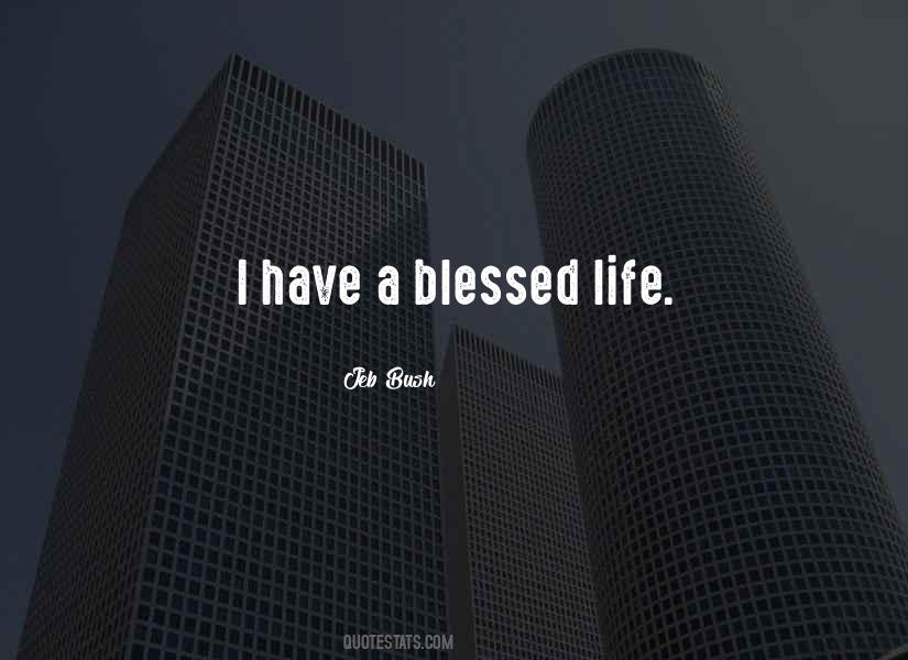 Quotes About Blessed Life #412230