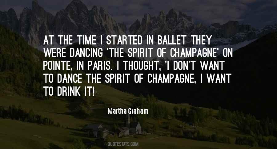 Quotes About Champagne Drinking #314590