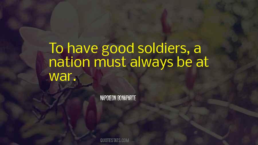 Quotes About War Soldiers #172562