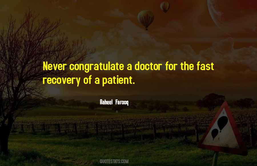 Quotes About Fast Recovery #1540961