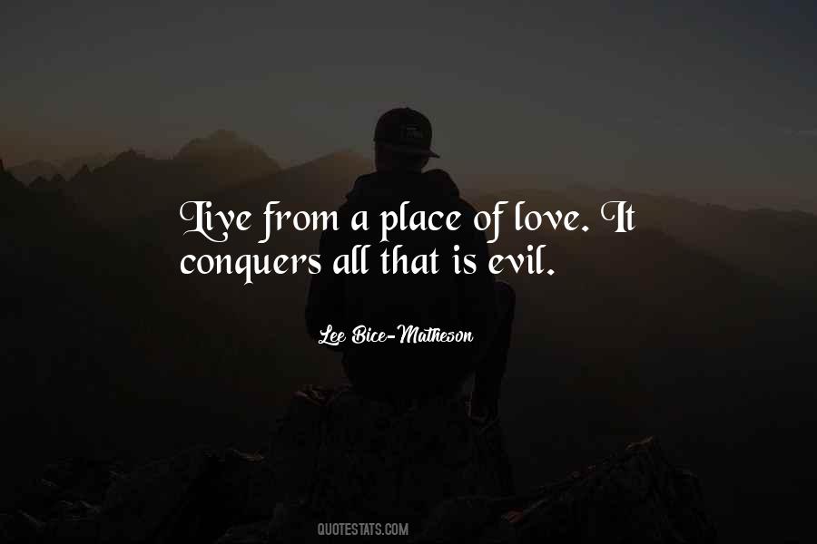 Quotes About Love Conquers All #635272