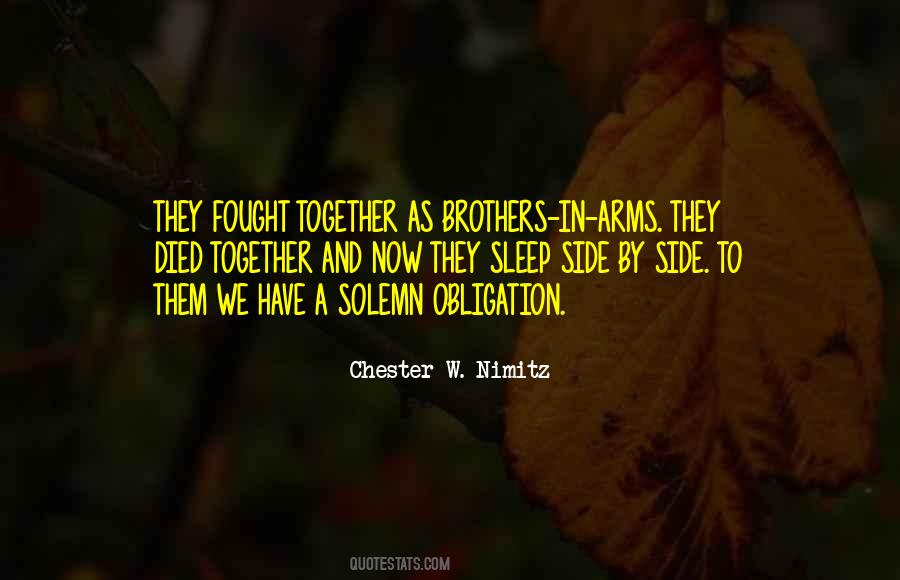 Quotes About Brothers In Arms #1196427