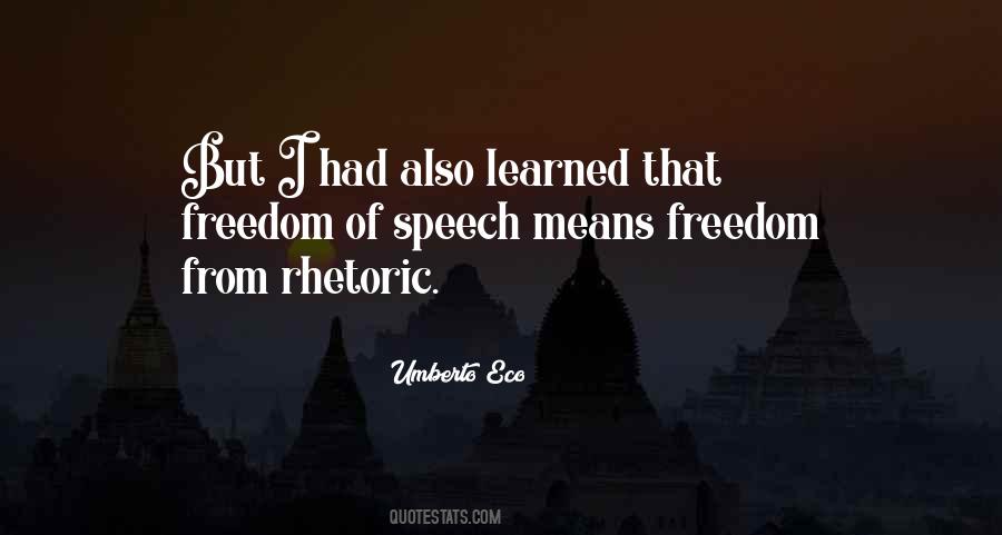 Quotes About Speech #1748482