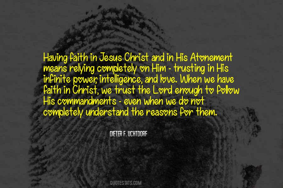 Trusting In Jesus Quotes #1233523