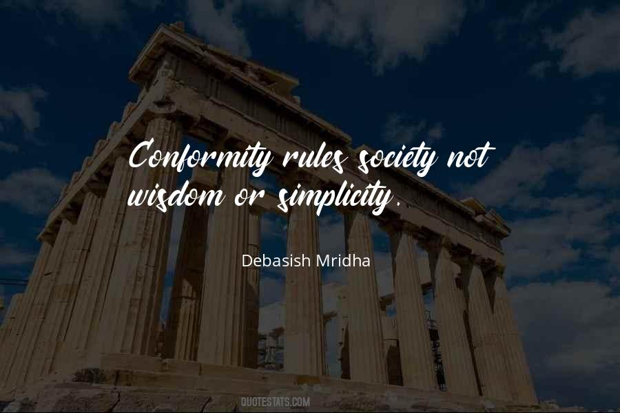 Quotes About Society And Conformity #34158