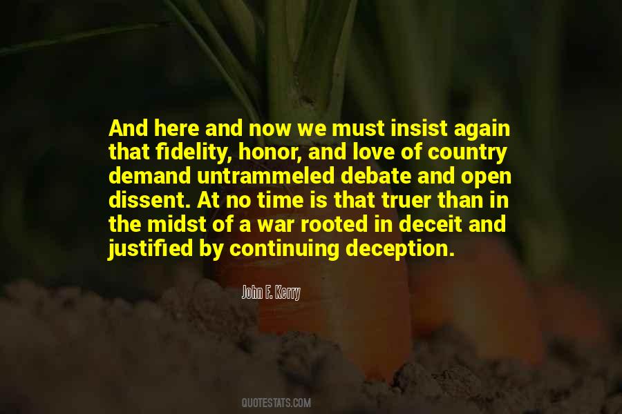 Love And Fidelity Quotes #1690176