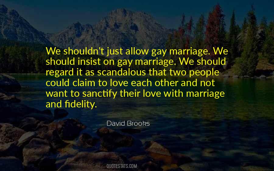 Love And Fidelity Quotes #555756
