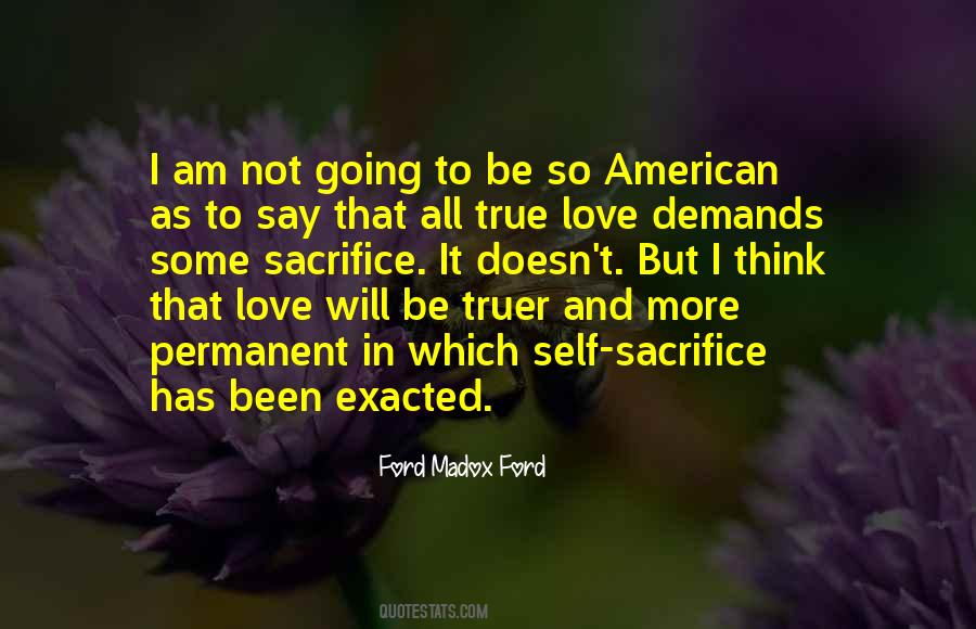 Quotes About Sacrifice Love #186653