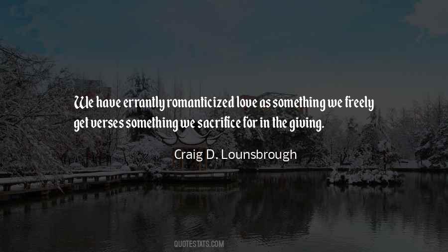 Quotes About Sacrifice Love #265006