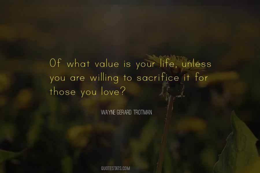 Quotes About Sacrifice Love #291265