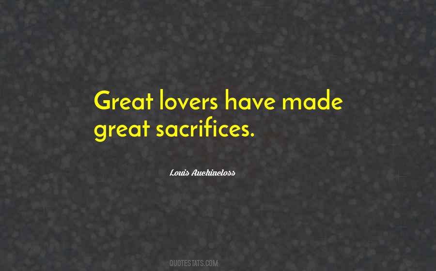 Quotes About Sacrifice Love #313057