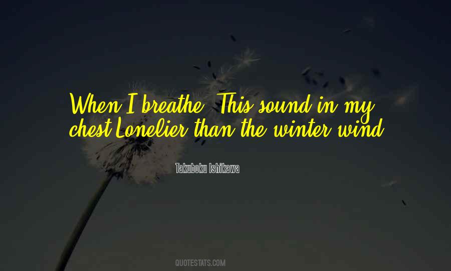 Winter Wind Quotes #500195