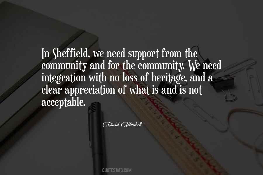Quotes About Community Support #1095049