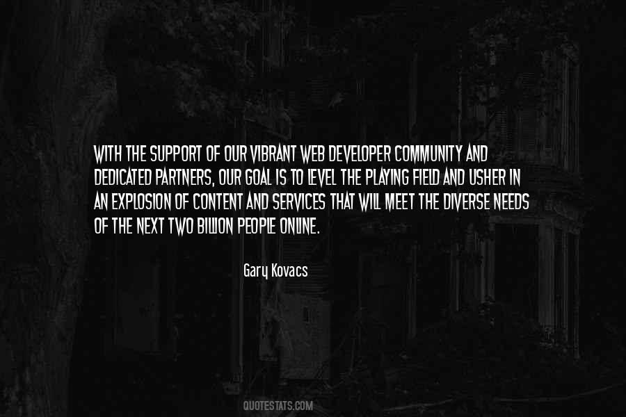 Quotes About Community Support #1176891