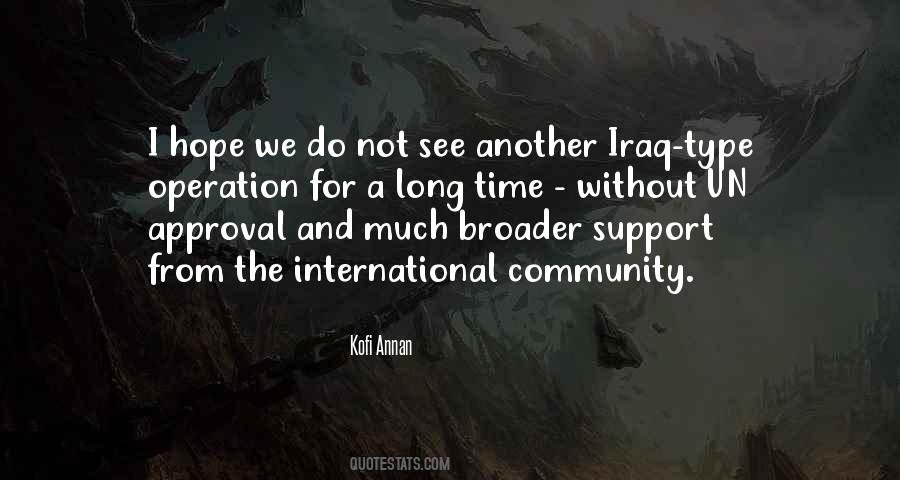 Quotes About Community Support #1384169
