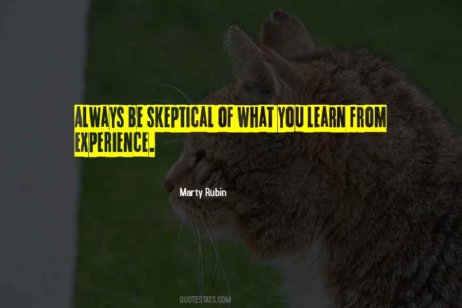 Quotes About Learning From Experience #1254225