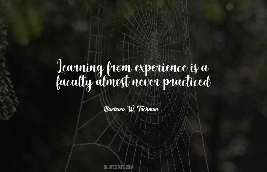 Quotes About Learning From Experience #1868758