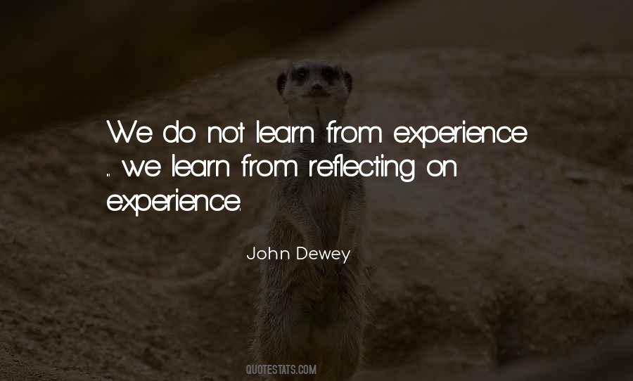 Quotes About Learning From Experience #48408