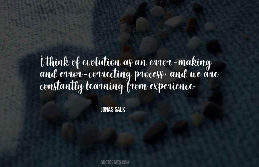 Quotes About Learning From Experience #841312