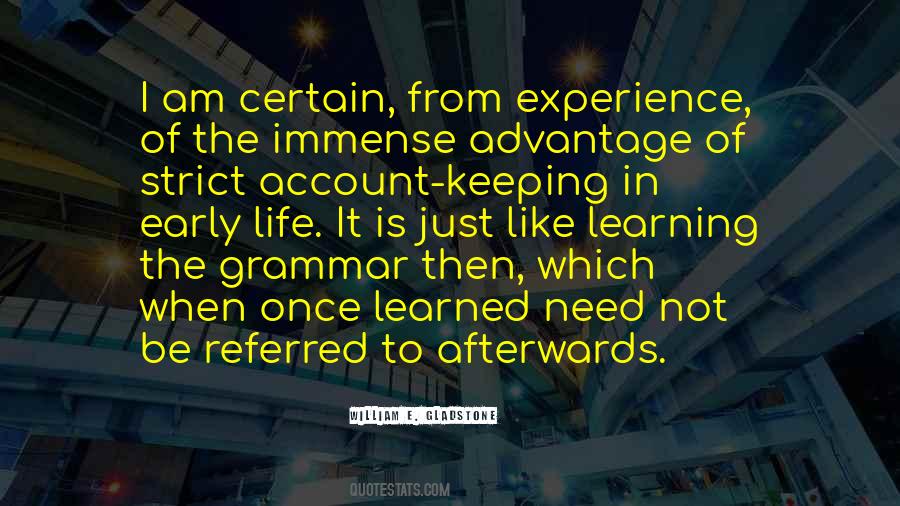 Quotes About Learning From Experience #98441