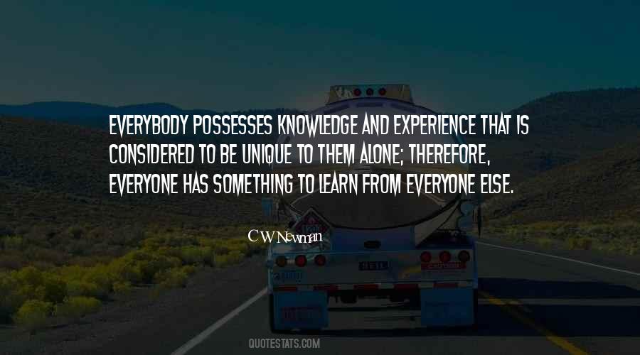 Quotes About Learning From Experience #999716