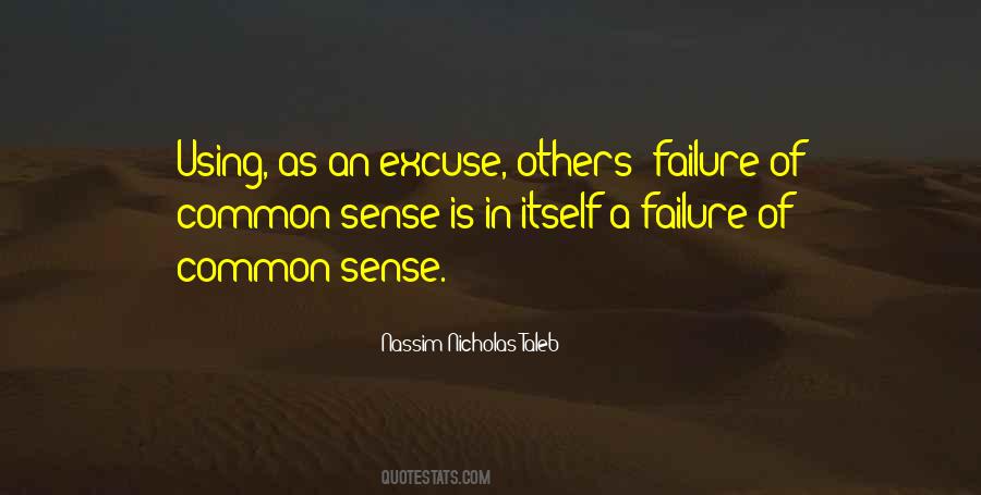 Quotes About Using Common Sense #974581
