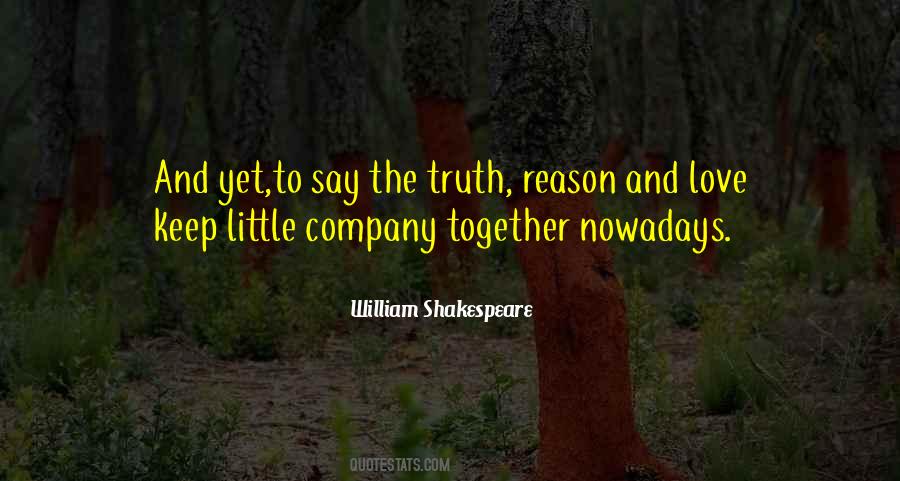 Quotes About Reason And Love #1017296