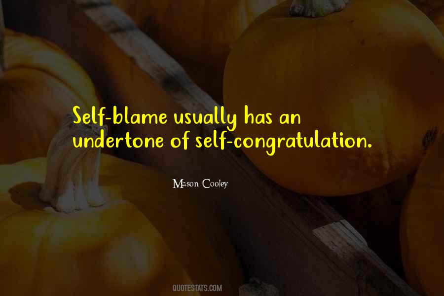Quotes About Self Congratulations #314501