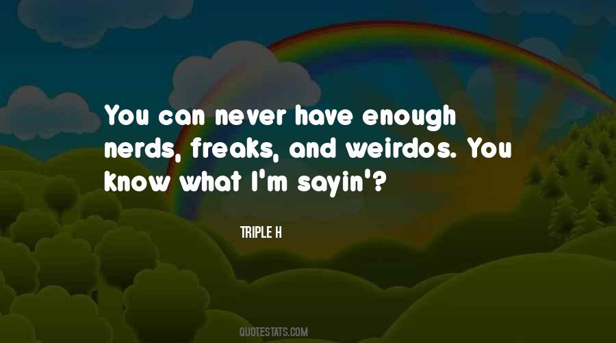 Quotes About Weirdos #367319