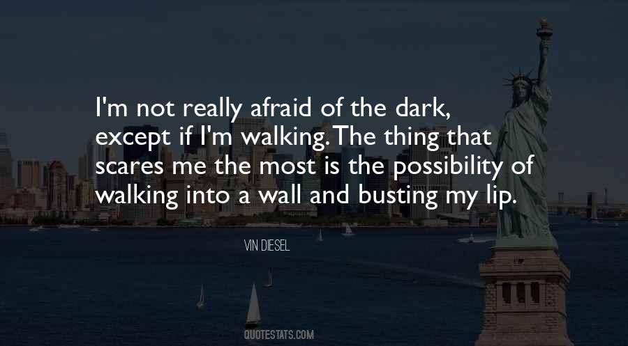 Quotes About Afraid Of The Dark #197229