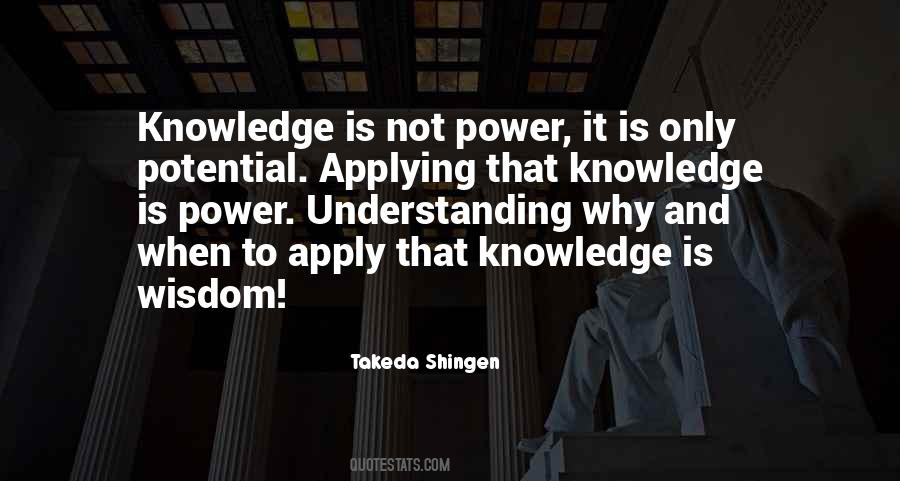 Quotes About Applying Knowledge #1847128