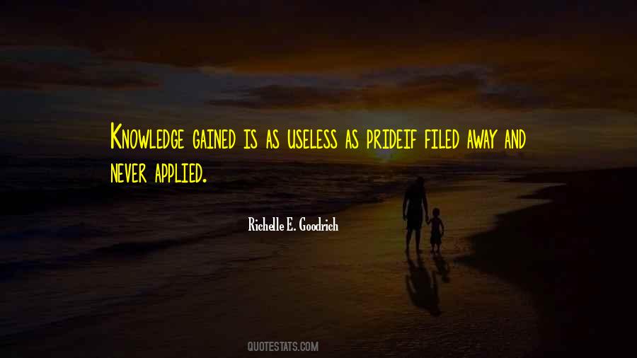 Quotes About Applying Knowledge #856655