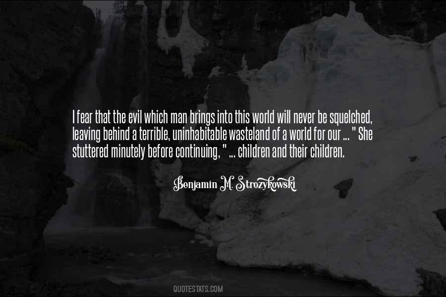 Quotes About Leaving This World #1142746