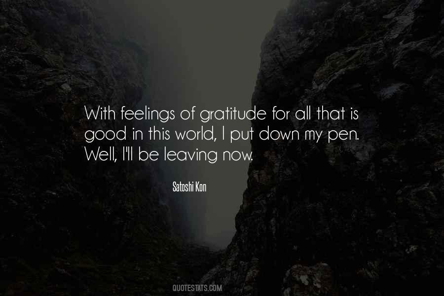 Quotes About Leaving This World #1787040