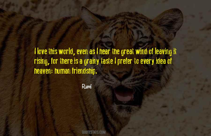 Quotes About Leaving This World #63589