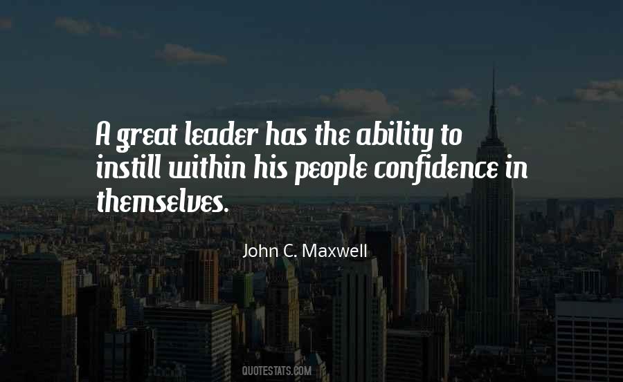 Great Leader Quotes #1166598